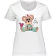 thumbnail image 3 of Inktastic CNA An Angel in Scrubs Teddy Bear Women's Plus Size T-Shirt, 3 of 5