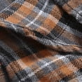 thumbnail image 4 of Samdudou Mens Long Sleeve Shirts Plaid Flannel Button Up Casual Autumn Outerwear Classic Windowpane Check Pattern Daily Streetwear, 4 of 8