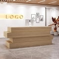 thumbnail image 3 of Information Office Reception Desks Store Supermarket Hotel Nails Standing Reception Desk Mesa Escritorio Home Bar Furniture My Lux Decor Round, 3 of 10