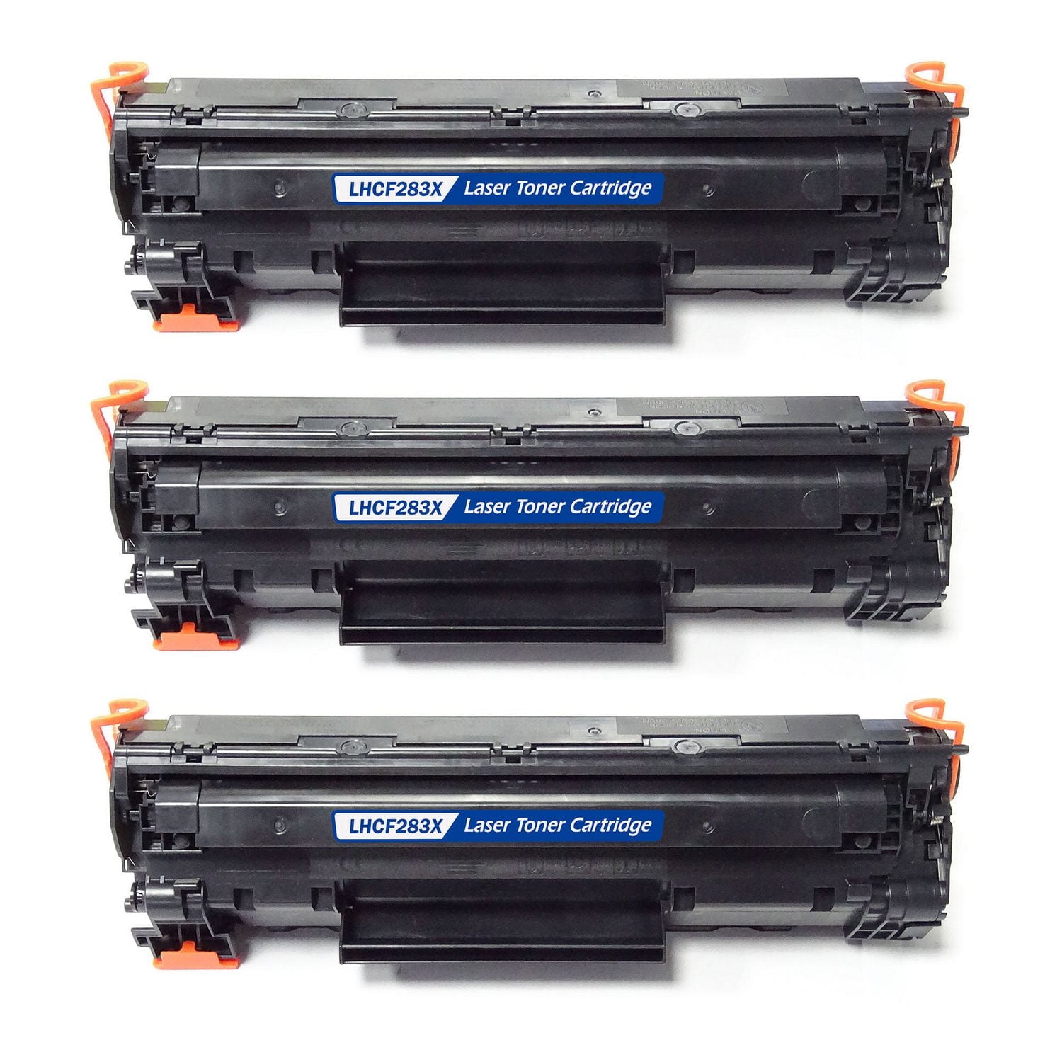 L-ink Pack de 3 HP 83X (CF283X) Cartouches de Toner Noir à Rendement Élevé Compatibles