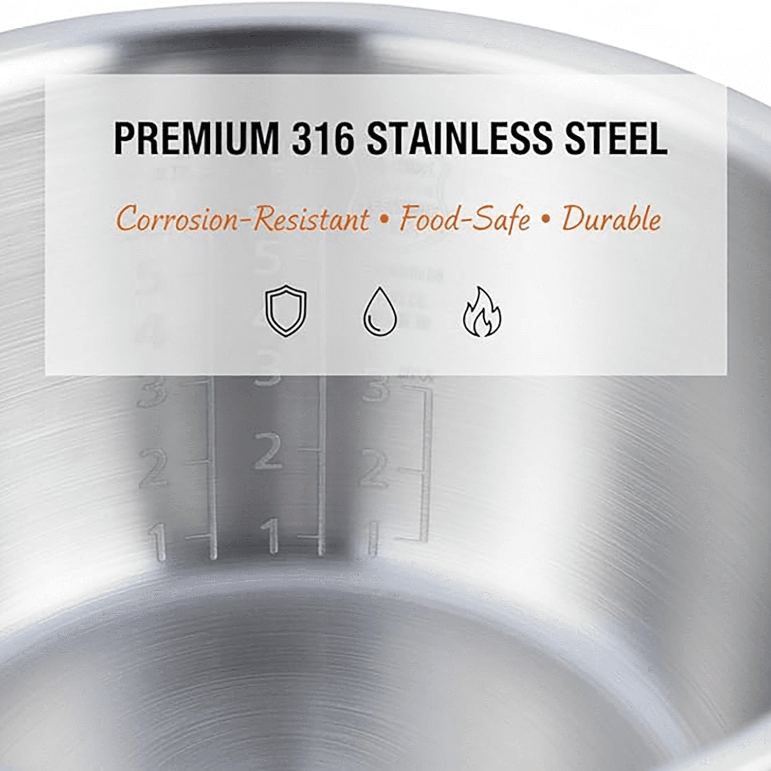 316 Stainless Steel Inner Pot 3L Replacement | Premium Rice Cooker Bowl Compatible with Zojirushi NP-HCC10 | Uncoated One-Piece Design for Even Heating & Daily Cooking