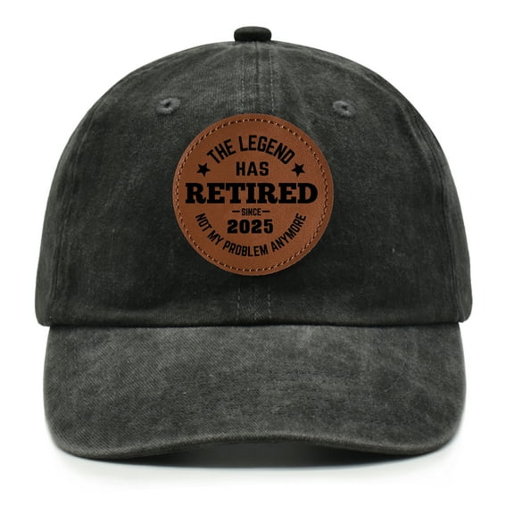 CYYFXKA Retired Hat 2025, Retirement Gifts for Women Men, Washed Cotton Adjustable Retired Ideas Gifts Baseball Cap