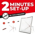 thumbnail image 5 of Golf Practice Net Hitting Net 10ft - Home Driving Range, Swing Training Aids, Big Size Auto Ball Return, Portable, Black, 5 of 8