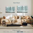 thumbnail image 4 of Elephant Stock Hidden Creek Wall Art - Horizontal Canvas Wall Art - Living Room Wall Decor - Abstract Canvas - Blue And Gray Decor By Norman Wyatt Jr. - 45" x 30", 4 of 8