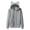 Gray, variant on Hooded Sweatshirts for Men Casual Solid Pullover Cat Ears Hooded Fleece Pocket Sweatshirt Hoodie Black