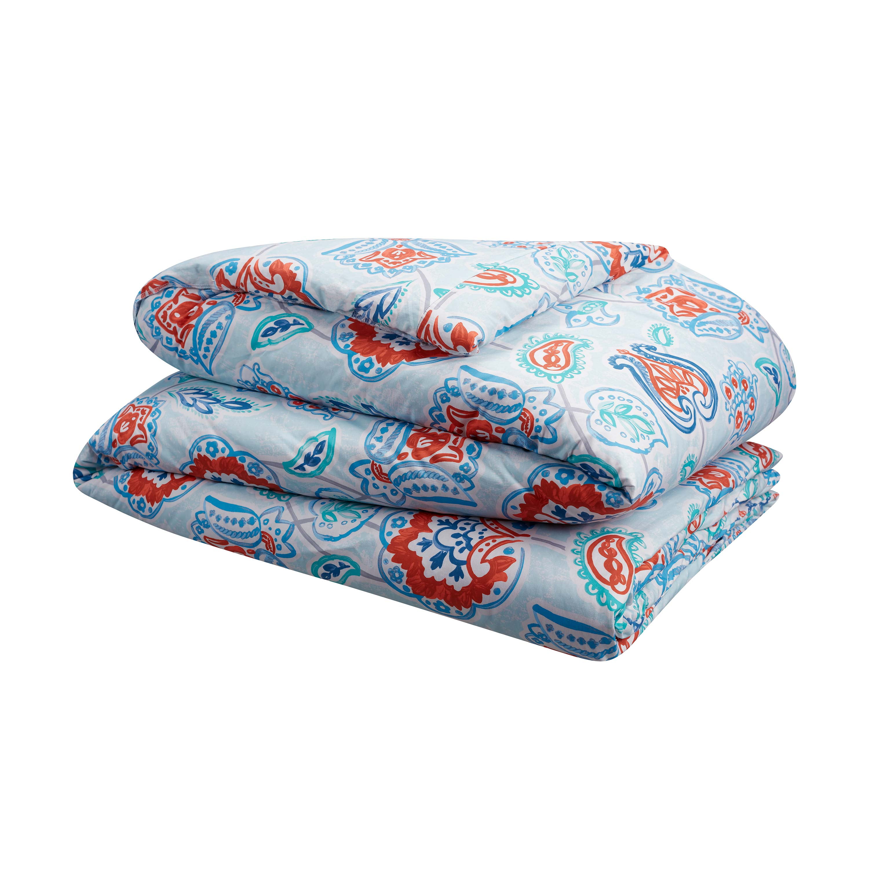 Martex Color Solutions Dancing Jacobean Cotton Comforter Set, Multi, King