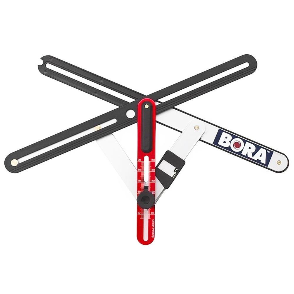 Bora 530301 Aluminum Surface Angle Master Miter Duplicator Angle Finder