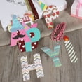 thumbnail image 3 of OFFIGAM Happy Birthday Bunting: Multi-Color, and Reusable, Perfect for Party Decoration, 1Pc, 3 of 7