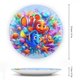 thumbnail image 2 of Buscando a Nemo Plato decorativo de porcelana fina (bone china), plato decorativo de cerámica para hogar, oficina, soporte de pared, platos decorativos para dormitorio - 6 pulgadas (15 cm), 2 of 6