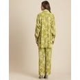 thumbnail image 4 of Moomaya Printed 2 Pcs Loose Fit Viscose Co-Ord Set, Long Shirt With Pantsbeach Wear, 4 of 9