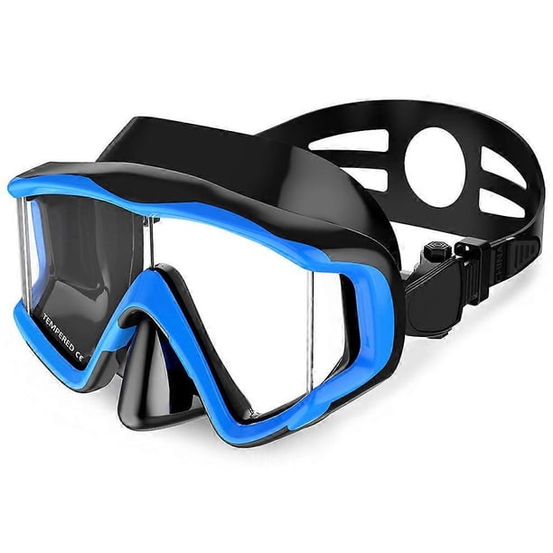 Adult Diving Goggles Swimming Goggles Anti-Fog Anti-Leak Free Breathing Silicone Diving Goggles for Men Women