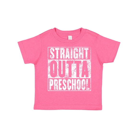 Inktastic Straight Outta Preschool Boys or Girls Toddler T-Shirt