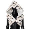 thumbnail image 5 of Faux Fur Sleeveless Jacket (S, MultiWhite), 5 of 11