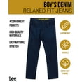 thumbnail image 2 of Lee Boys’ Premium Straight Fit Denim Jeans - Ultra Stretch Casual Pants for Boys (8-18 Husky), 2 of 7