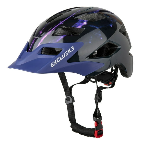 Kids Helmet, Kids Bike Helmet Boys and Girls Bike Helmet with Cool Visor Helmet for 5-14 Years Old,E8