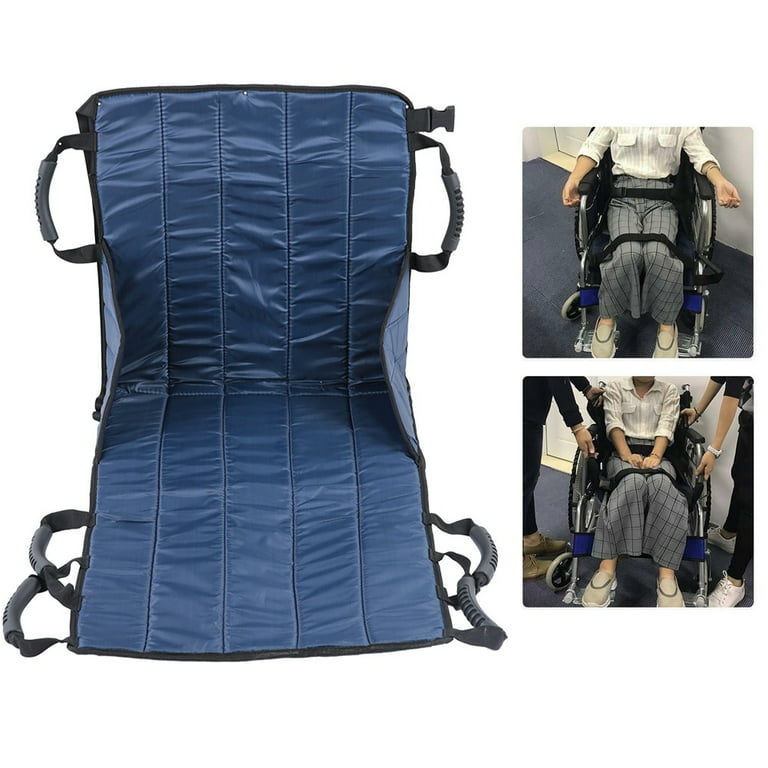 Patient Aid Padded Wheelchair Seat Belt - Adjustable Safety Straps Secure Elderly, Disabled, Immobile to Prevent Sliding During Transfer, Transport