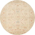 thumbnail image 1 of Ahgly Company Machine Washable Indoor Round Traditional Deep Peach Orange Area Rugs, 4' Round, 1 of 7