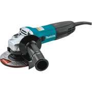 Makita GA4530X 4-1/2 Angle Grinder with 5 Wheels, 6 Amp, 11000 RPM