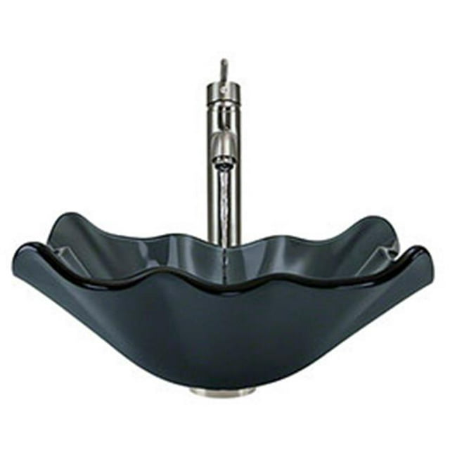 Polaris 612-718-BN Brossé Nickel Salle de Bain 718 Récipient Robinet Ensemble