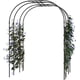 thumbnail image 1 of Garvee Enrejado de Arco de Jardín para Plantas Trepadoras, Arbor Arqueados de Metal, 3,77 X 4,92 X 7,28 Pies, Negro, 1 of 5