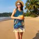 thumbnail image 3 of Disketp Sunshine Underwater Sand Turtle para Vestido sin Mangas para Mujeres, Vestidos de Verano para Mujeres, Casual y Holgado para la Playa, 3 of 7