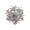 Silver, variant on Snowflake Brooch Full Diamond Multifunctional Jewelry for Suits Coats Bags Exquisite Sparkling Design Durable Alloy Material Secure Pin Lapel Pin Gift