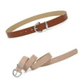 thumbnail image 4 of WCJM FemaleWomens Leather Belts For Jeans Dresses Fashion Gold Buckle Ladies Belt Pink, 4 of 4