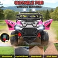 thumbnail image 2 of VIBESPARK 24V 2 Seater Ride On Car with Remote Control, Electric UTV Car for Kids Ages 3-8, Powered Ride On Toys with Dual 200W Motors, Bluetooth, LED Lights & Music,Gift for Kids, 2 of 2