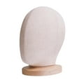 thumbnail image 3 of Gazechimp Display Head Linen Manikin Head for Beauty Salon or Shop Glasses Headset men, 3 of 8