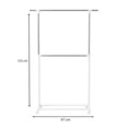 thumbnail image 3 of Rack Doble Mainstays Metal Doble Blanco, 3 of 4