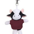 thumbnail image 2 of Made by Aliens Soft Plush Cow Keychain, Clip for Kids Keys, Purse & Bags,, 2 of 2