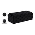 thumbnail image 4 of Meridian Furniture Casey Button Tufted Black Velvet Ottoman and Bench, 4 of 4