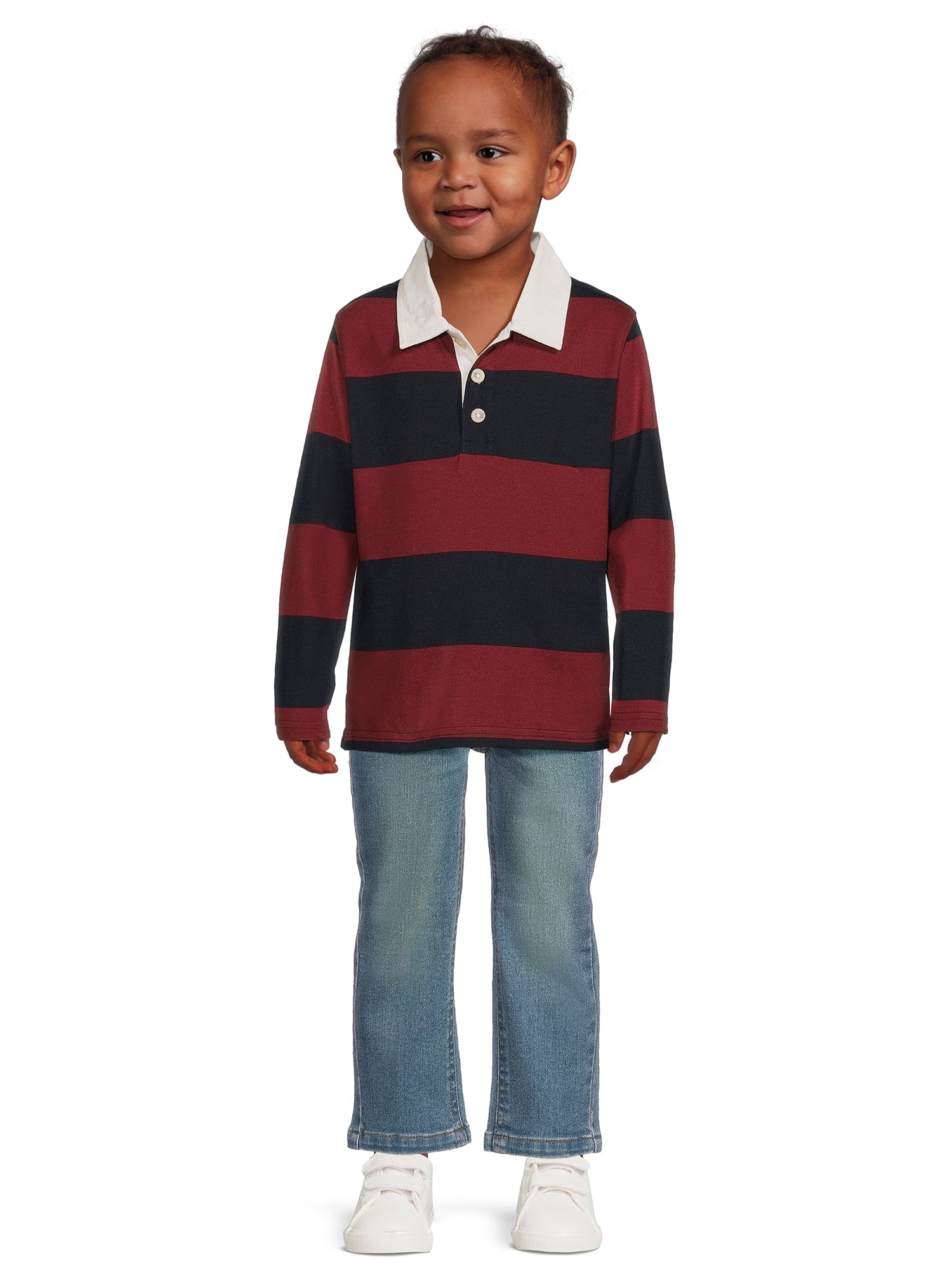 Wrangler Toddler Boy Pull-On Straight Leg Jeans, Sizes 12M-5T