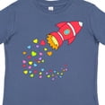 thumbnail image 4 of Inktastic Valentine's Day Rocket Ship with Hearts Boys or Girls Toddler T-Shirt, 4 of 5