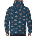 thumbnail image 7 of Sikiie Octopus Sea Life Men's Hoodie, Essentials Hoodie, Sweatshirt, Pullover Hooded Sweatshirt for Men-Small, 7 of 7