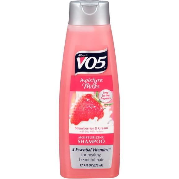 Alberto VO5 Moisture Milks Strawberries and Cream Moisturizing Shampoo, 12.5 Ounce