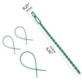 thumbnail image 2 of Reusable Green Plant Support Straps - Rubber-Coated Garden Ties for Tomatoes/Vines, Indoor/Outdoor Stem Fixing, Camping & Cable Organization Tool (200-Pack, 2 of 2