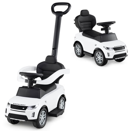 Infans Kids Ride on Push Car w/Horn & Start-up Sound Under-seat Storage Push Handle