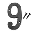 thumbnail image 4 of Placa de puerta de número Digital de Metal, decoración de placa de señal de apartamento de casa de pasillo interior, 4 of 4