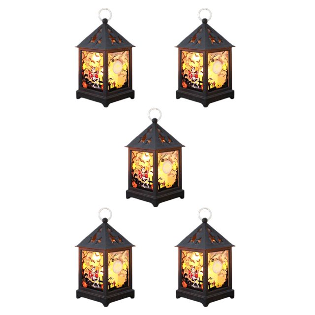 Injueey Luz colgante de Halloween, atmósferas, fiesta, lámpara decorativa espeluznante, adorno para chimenea, iluminación nocturna, Type2 NO2