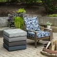 thumbnail image 3 of ARDEN Outdoor Deep Seat Cushion Set (4-Pack), 24 in x 24 in, Weather-Proof, Rain-Proof, Fade Resistant Patio Cushion for Chair, Sofa, and Couch Blue Garden Floral, 3 of 9