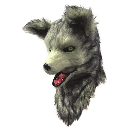 Wolf Adult Mask with Moving Mouth