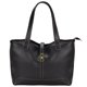 thumbnail image 2 of Bolso de mano Timcorr mujer negro grande PU con bolsillo cremallera para computadora portátil, 2 of 8