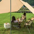 thumbnail image 3 of Toldo para acampar al aire libre Toldo Refugio solar Carpa ultraligera Protector solar A prueba de lluvia (cuadrilátero grande), 3 of 8