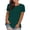 Green, variant on Women's Cotton Short Sleeve Tops Loose Fit Tee Solid Casual Basic T Shirts Athletic Workout Yoga Blouse Tops Dark Gray X-Large