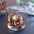 thumbnail image 3 of Happy Halloween Vampire Cavalier King Charles Spaniel BOO with Pumpkins Fun and Spooky 11oz Whiskey Glass Mug Dog Lover Gifts Whiskey Cocktail Glasses Cup - 00018, 3 of 5