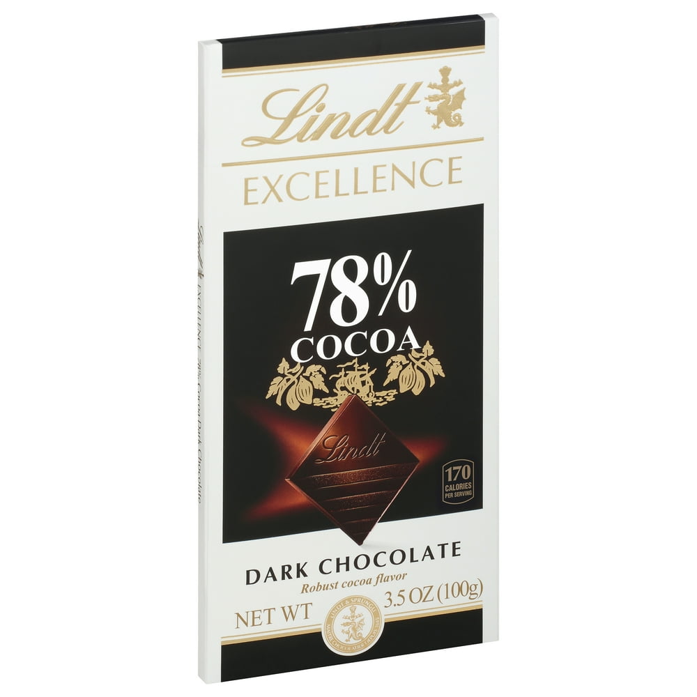 Lindt Excellence 78 Cocoa Dark Chocolate Candy Bar, 3.5 oz. Walmart