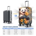 thumbnail image 4 of Yiaed Elegant Cute Panda Sunflower Print Travel Luggage Cover Suitcase Protector Fits 18-32 Inch Luggage Wheel Covers Patterned Elastic Luggage Anti-scratch（No luggage）-X-Large, 4 of 5