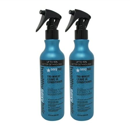 Wheat Protein Conditioner - Healthy Sexy Hair Soy Wheat Leave In Conditioner, 8.5 oz, 2 pk