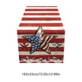 thumbnail image 2 of EGNMCR Memorial Day Decorations,4Th of July Decorations 4th Of July Decorative Tablecloth And Table Runner Independence Day Patriotic Table Linen Set Dining Table Home Decoration Linen runner, 2 of 6
